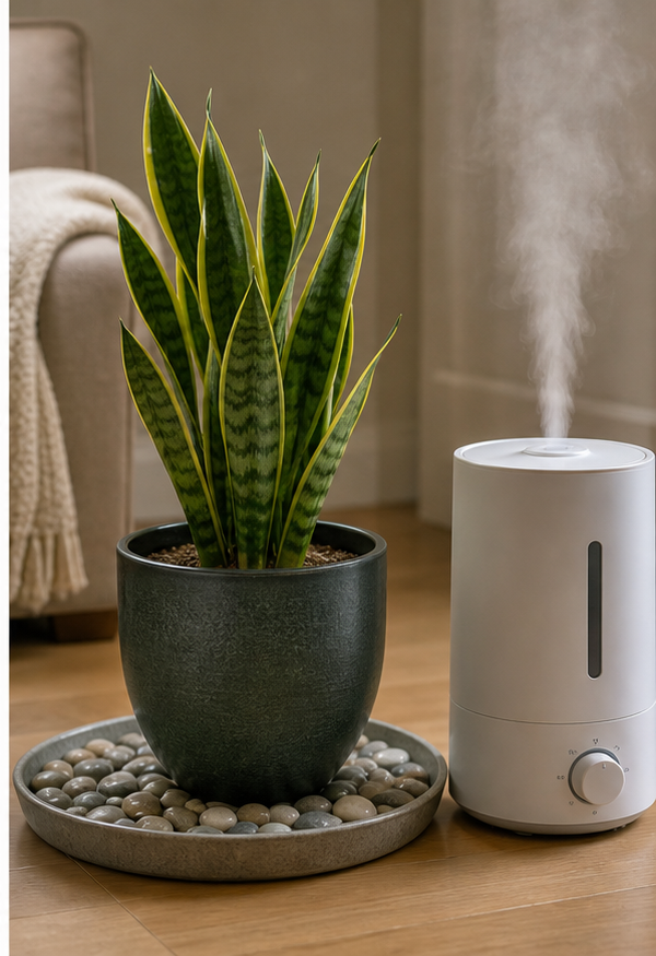 Humidity boost techniques for dry indoor environments
