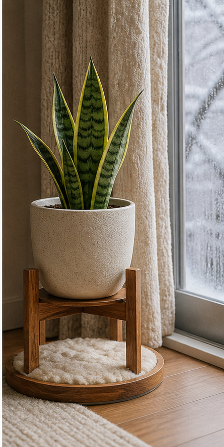 Winter insulation measures for snake plant in Japanese homes