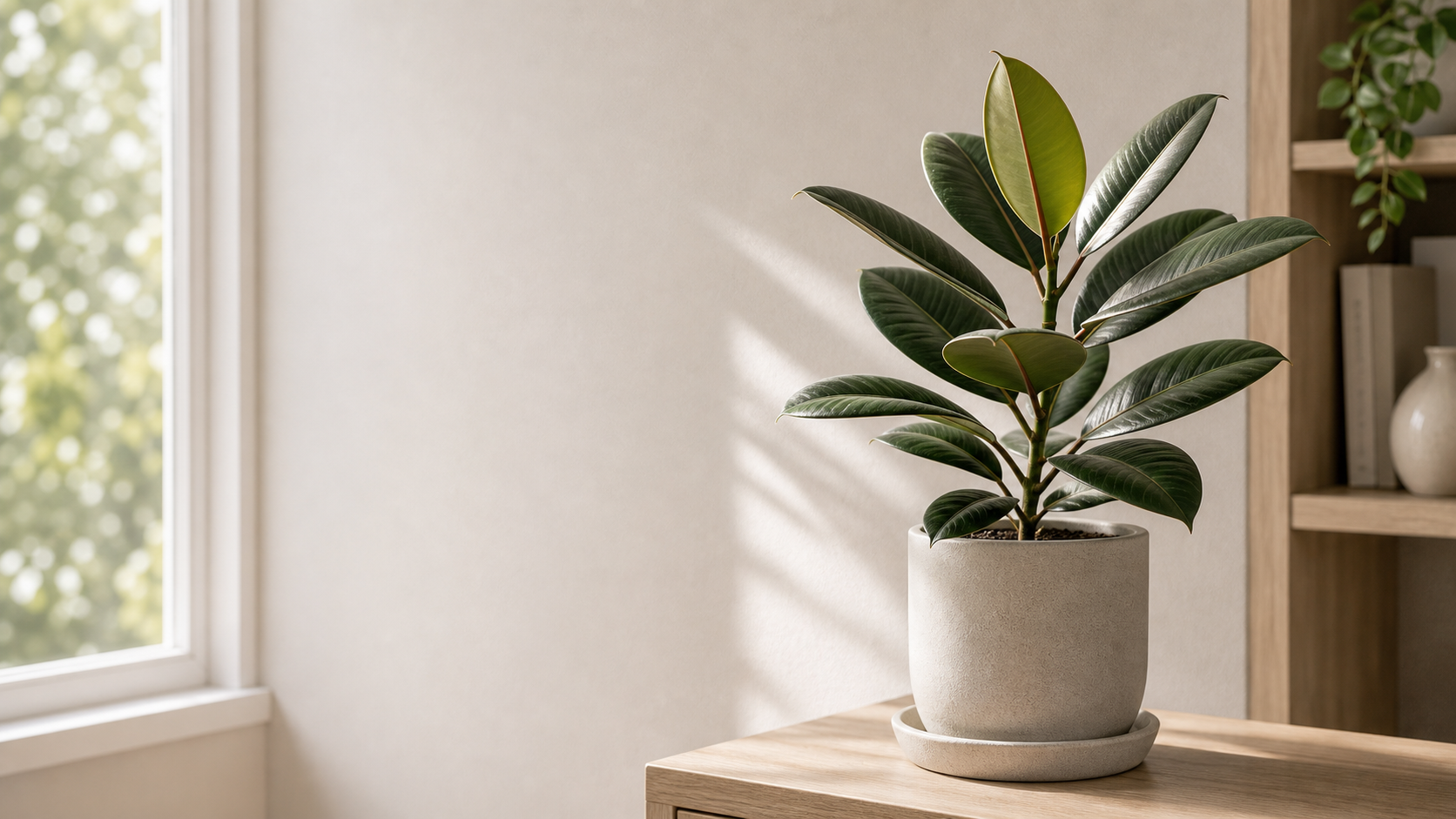 Illustration for the How Far From a Window Should a Plant Sit? care guide